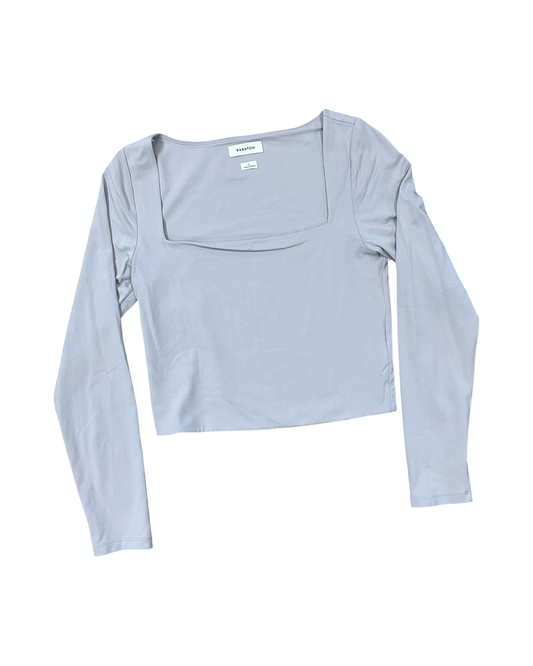 Top Ls By Babaton In Grey, Size:L