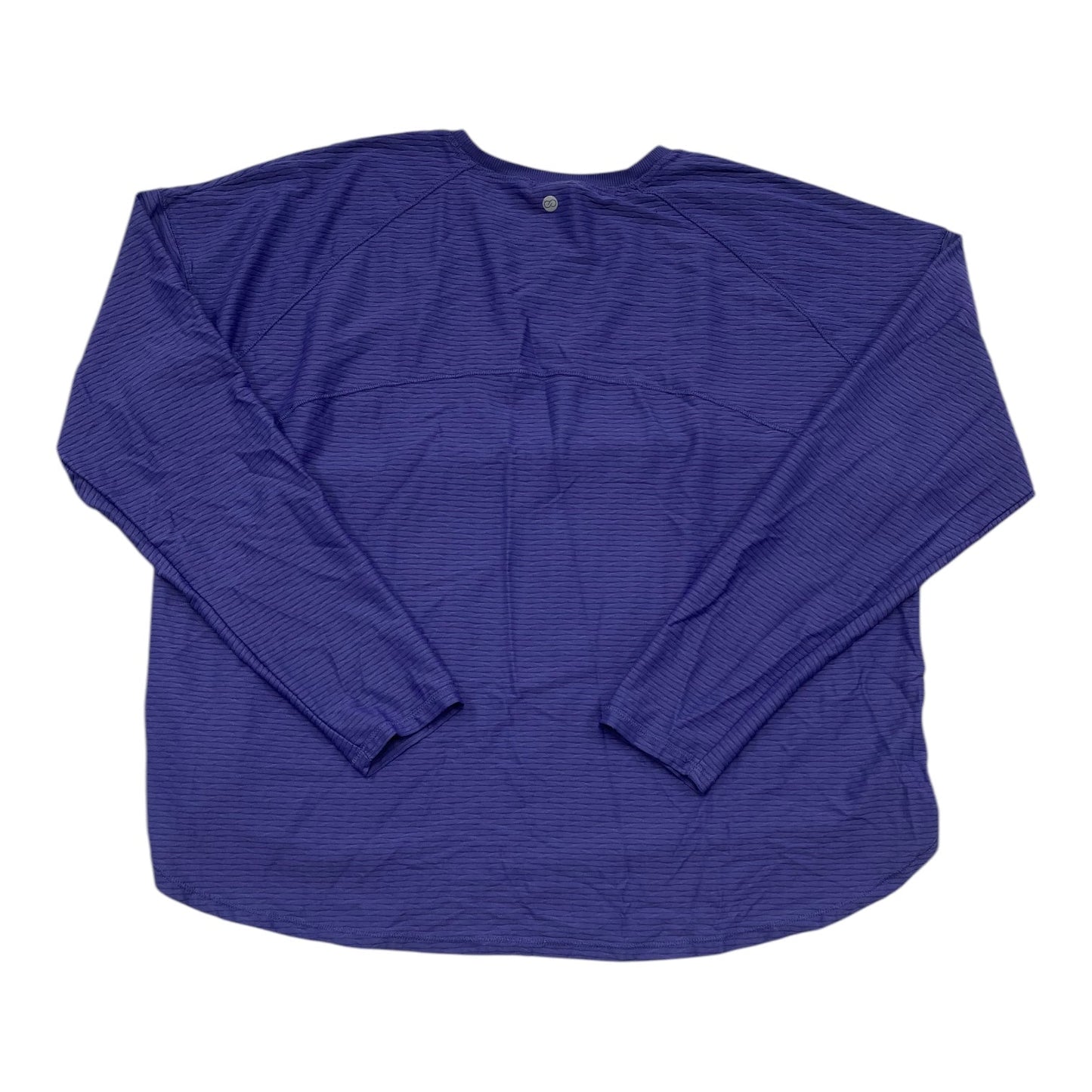 Athletic Top Ls Collar By Calia In Purple, Size:1X