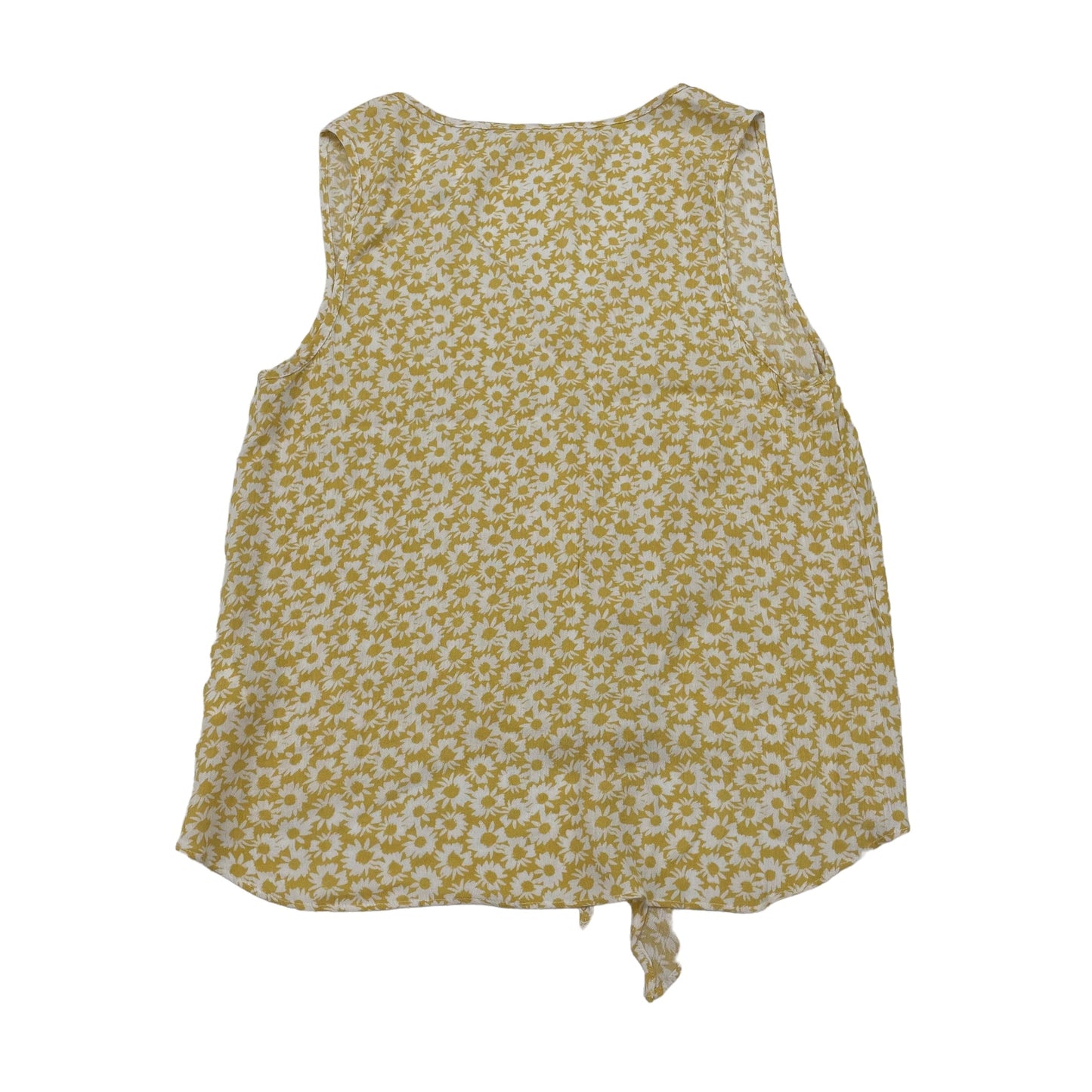 YELLOW EVERLY TOP SLEEVELESS, Size XS