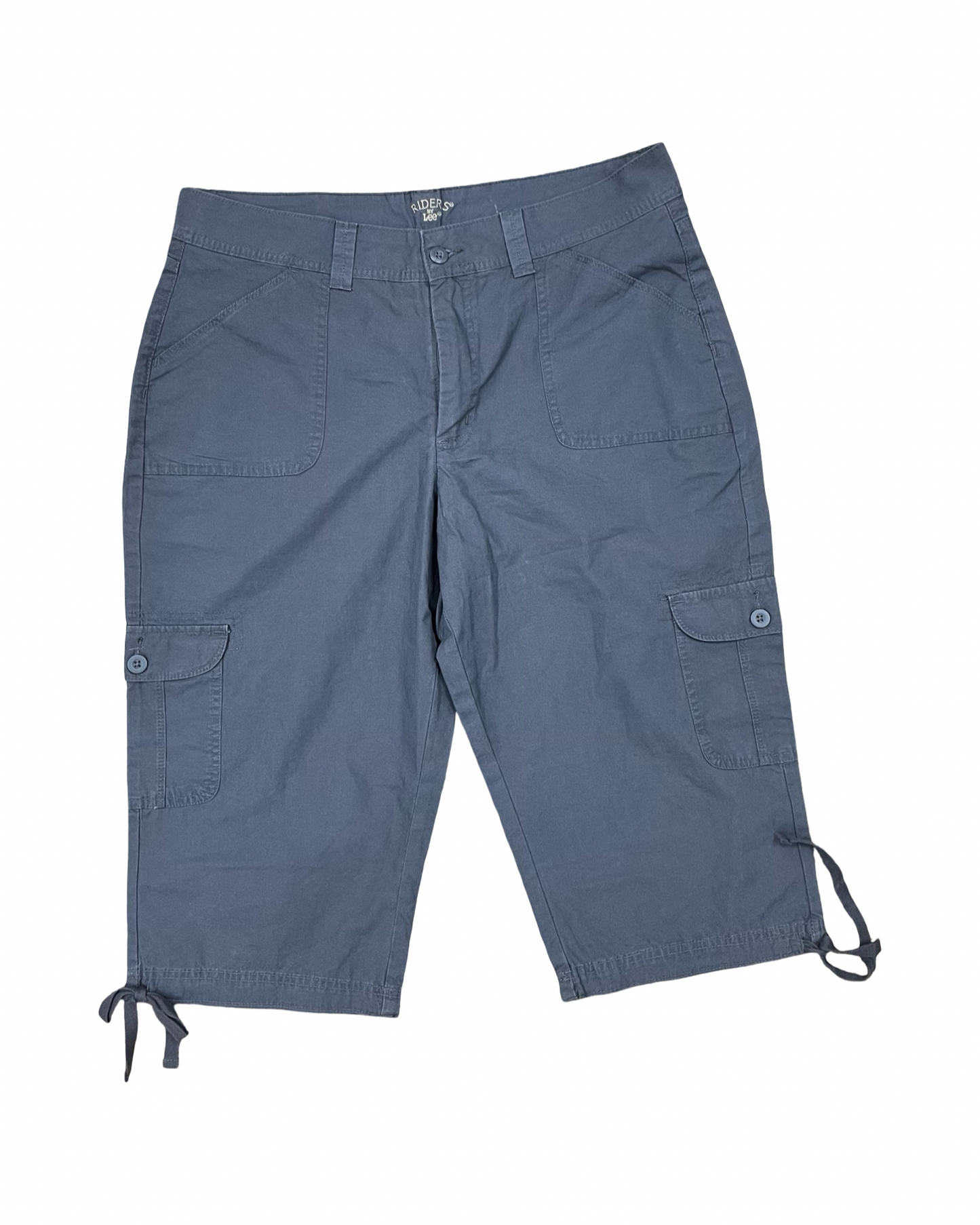 Pants Cropped By Riders In Grey, Size:16