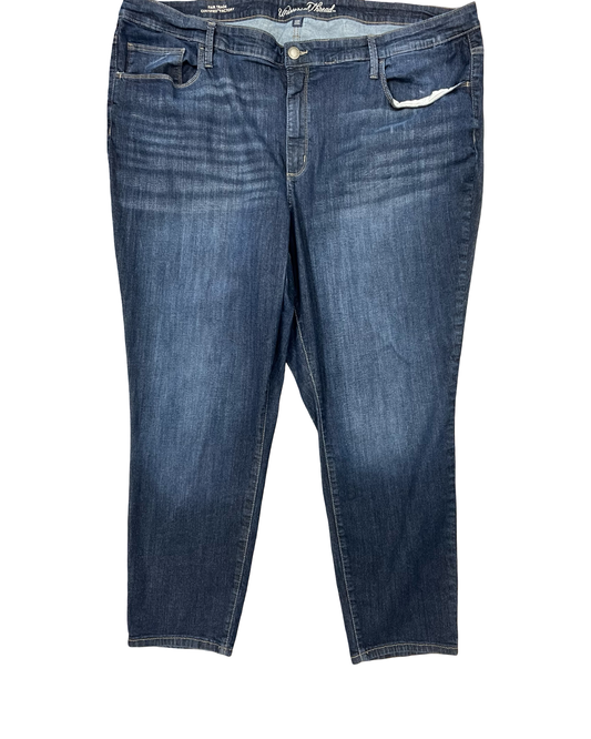 Jeans Straight By Universal Standard In Blue Denim, Size:26