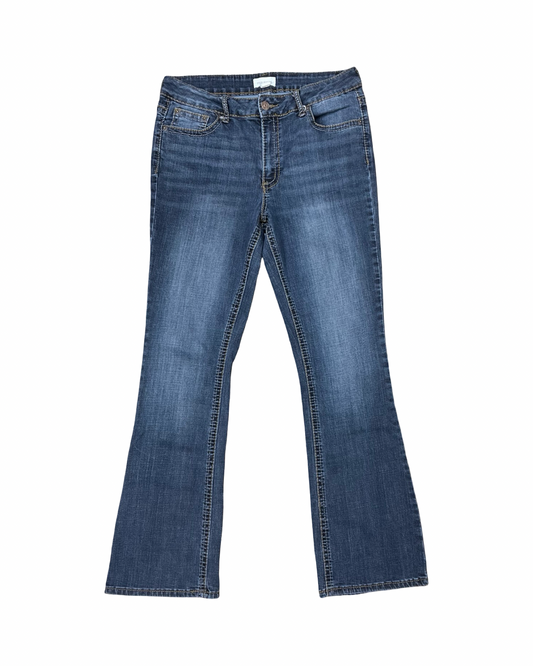 Jeans Boot Cut By Maurices In Blue Denim, Size:12