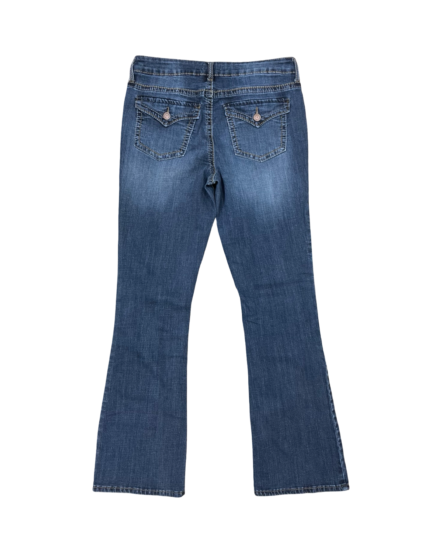 Jeans Boot Cut By Maurices In Blue Denim, Size:12
