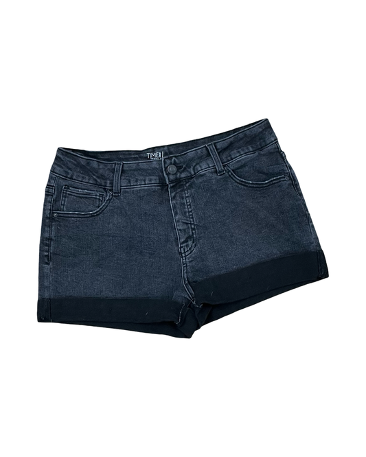 Shorts By Time And Tru In Black Denim, Size:12