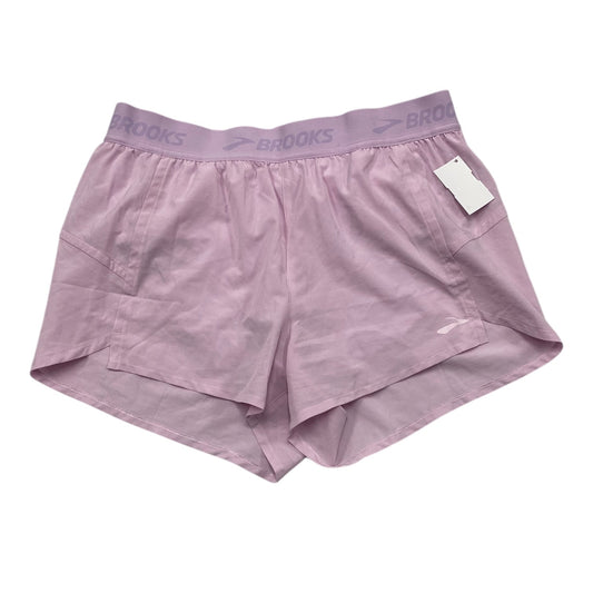 Athletic Shorts By Brooks In Purple, Size:M