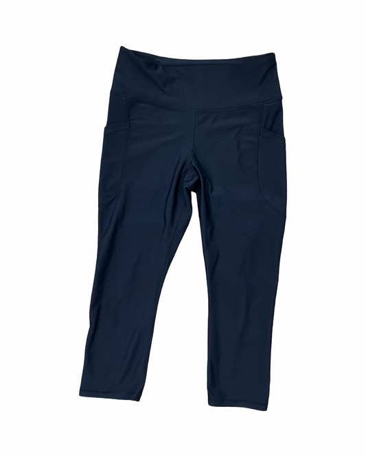 Athletic Leggings Capris By Old Navy In Black, Size:L