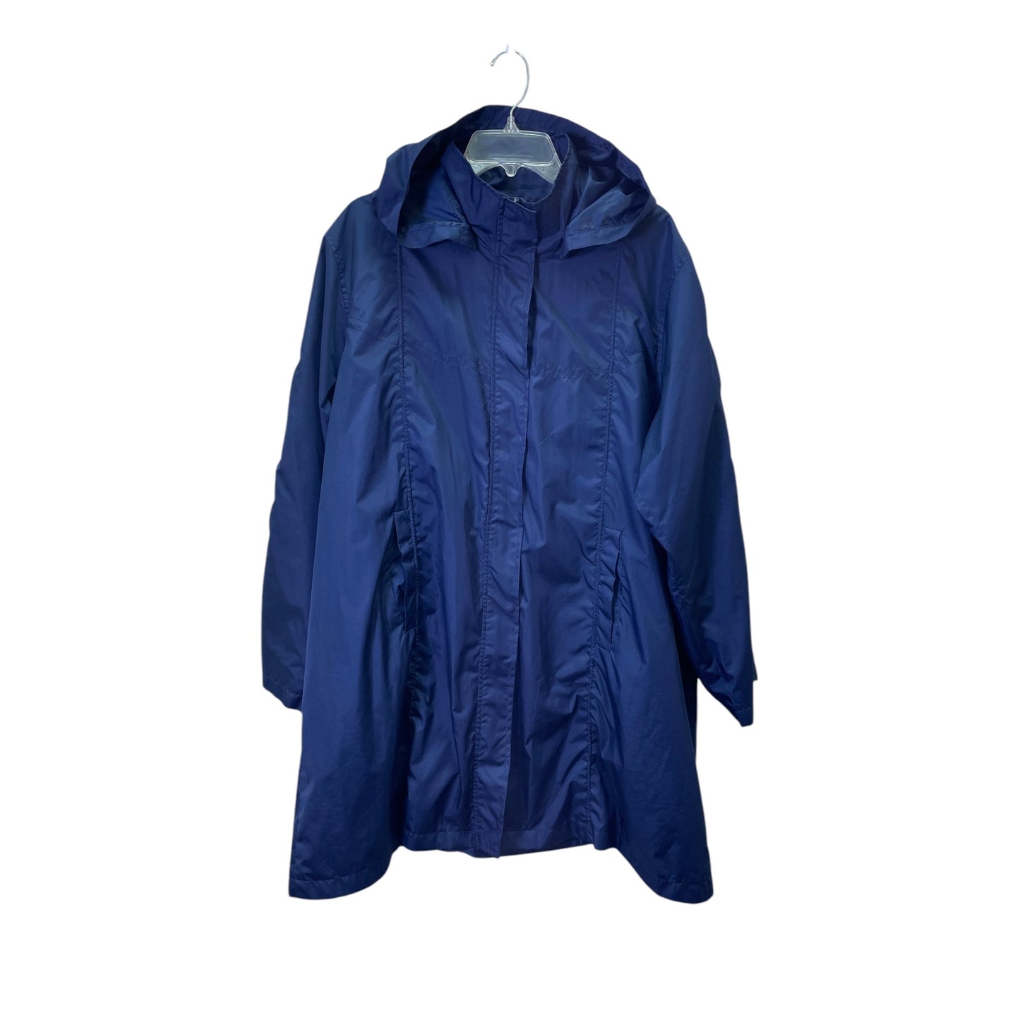 Coat Raincoat By Totes In Blue, Size:3X