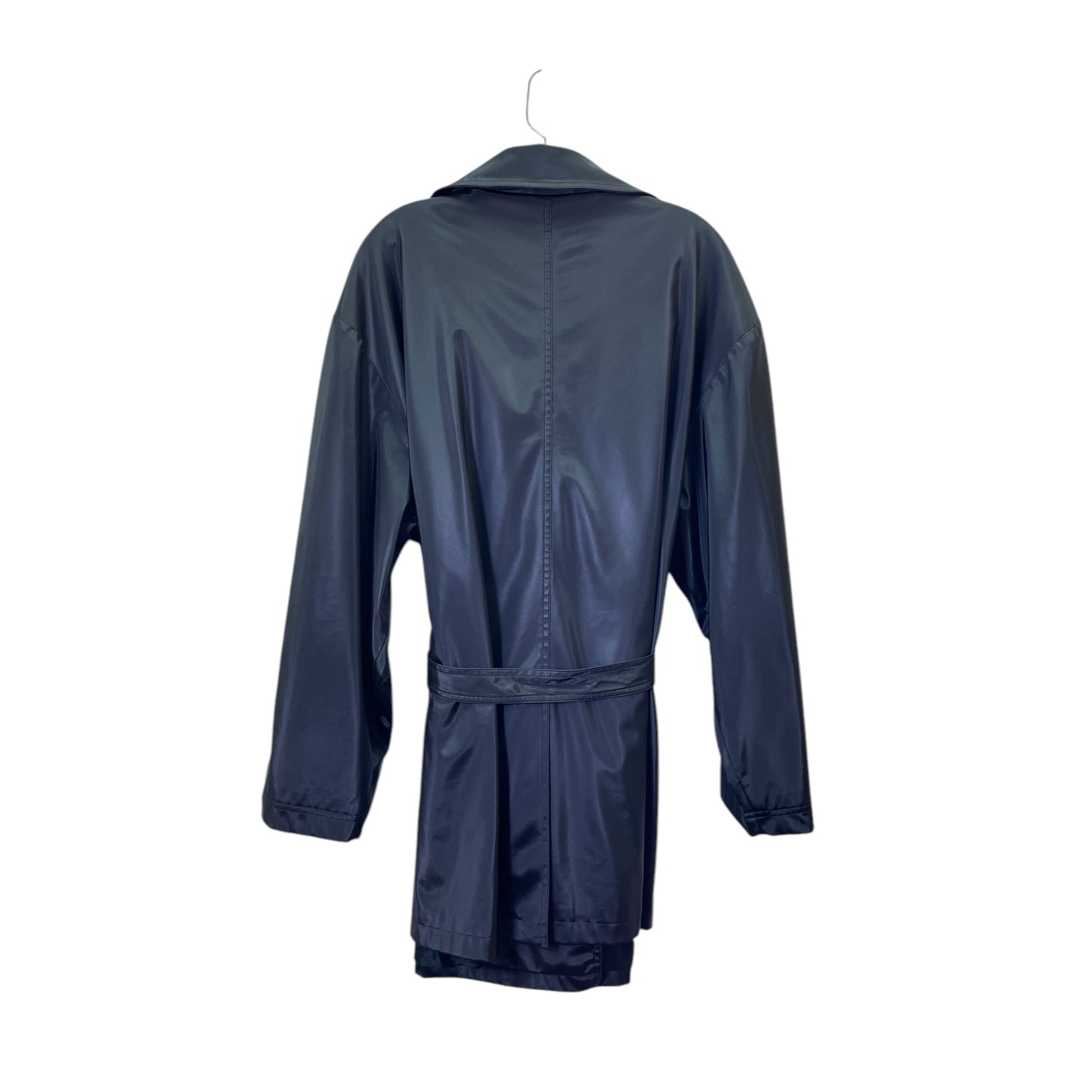 Coat Raincoat By Dressbarn In Black, Size:3X