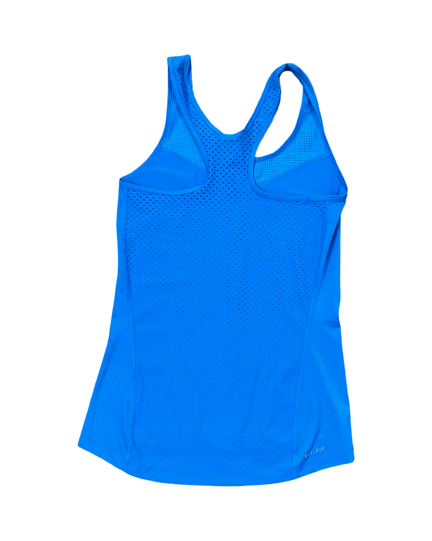 Athletic Tank Top By Nike In Aqua, Size:S