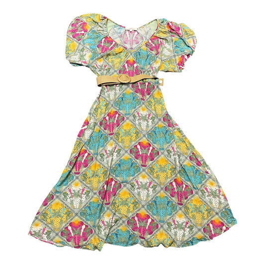 Dress Casual Maxi By Loft In Multi, Size:14
