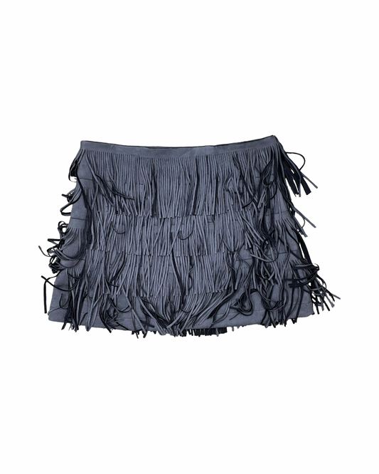 Skirt Mini & Short By Flawless In Grey, Size:L