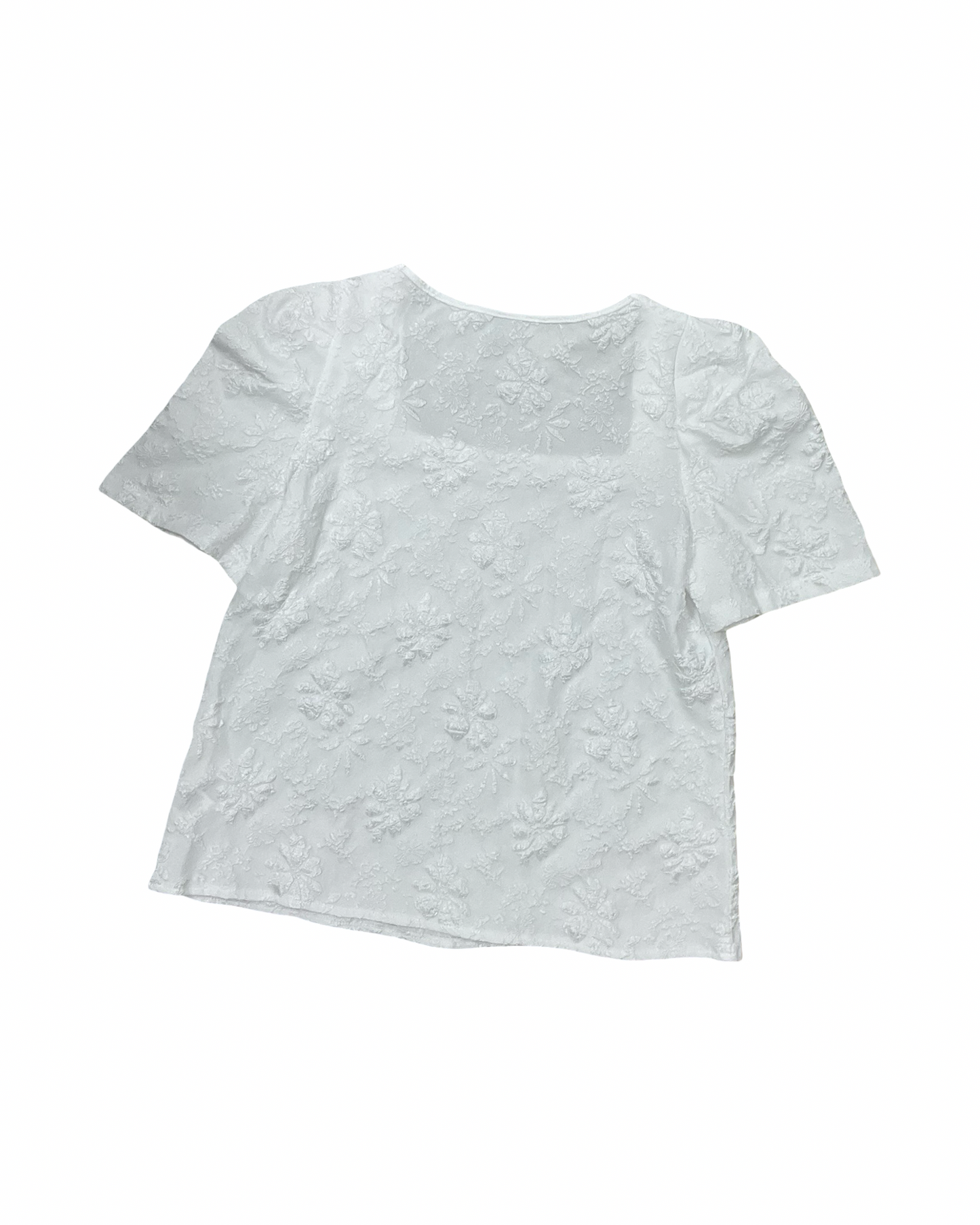 Blouse Ss By Shein In White, Size:L