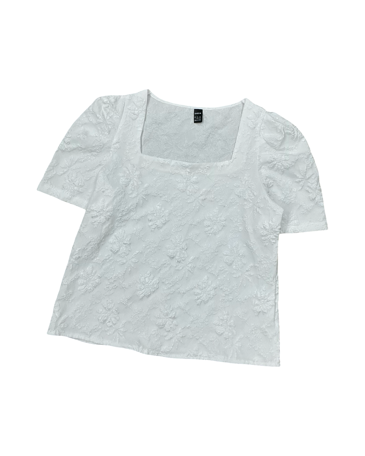 Blouse Ss By Shein In White, Size:L
