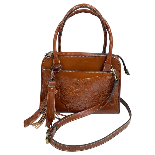 Crossbody Designer By Patricia Nash In Brown, Size:Medium