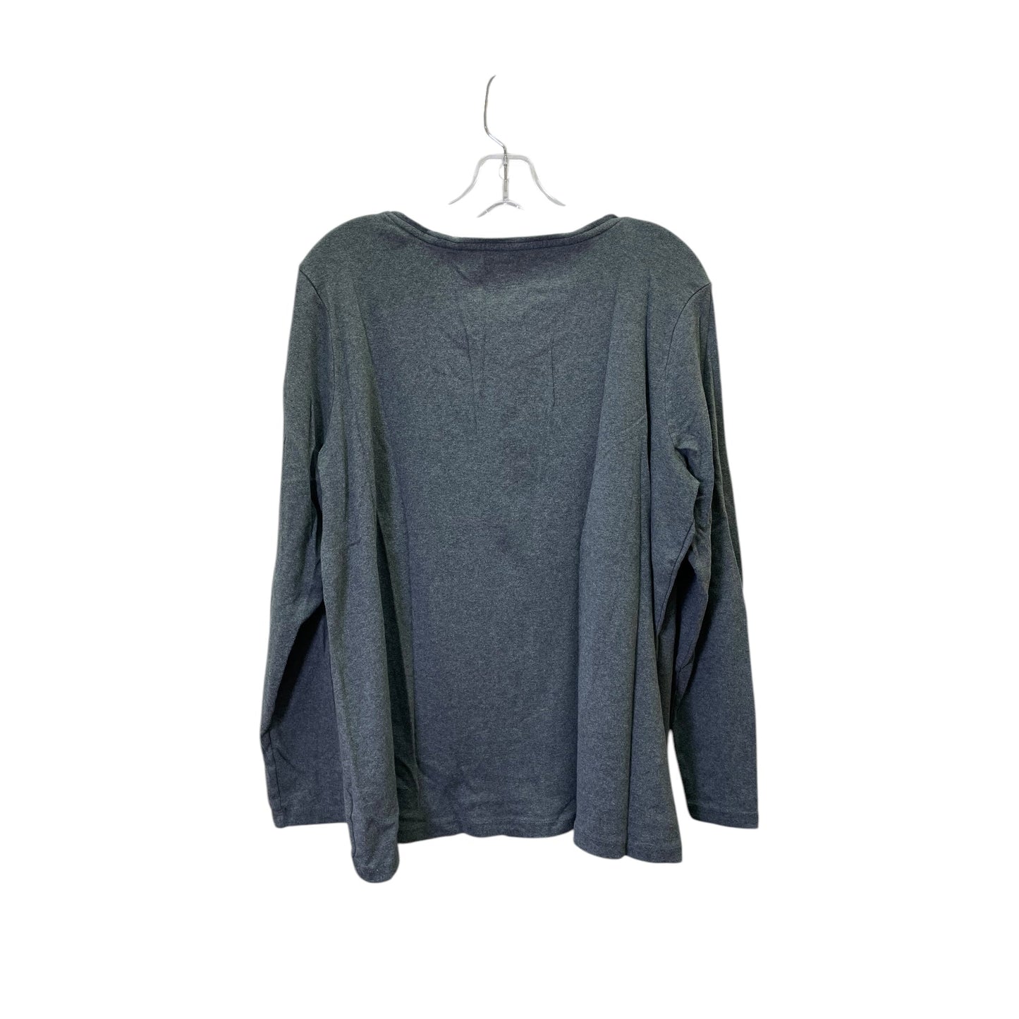 Top Ls By Talbots In Grey, Size:2X