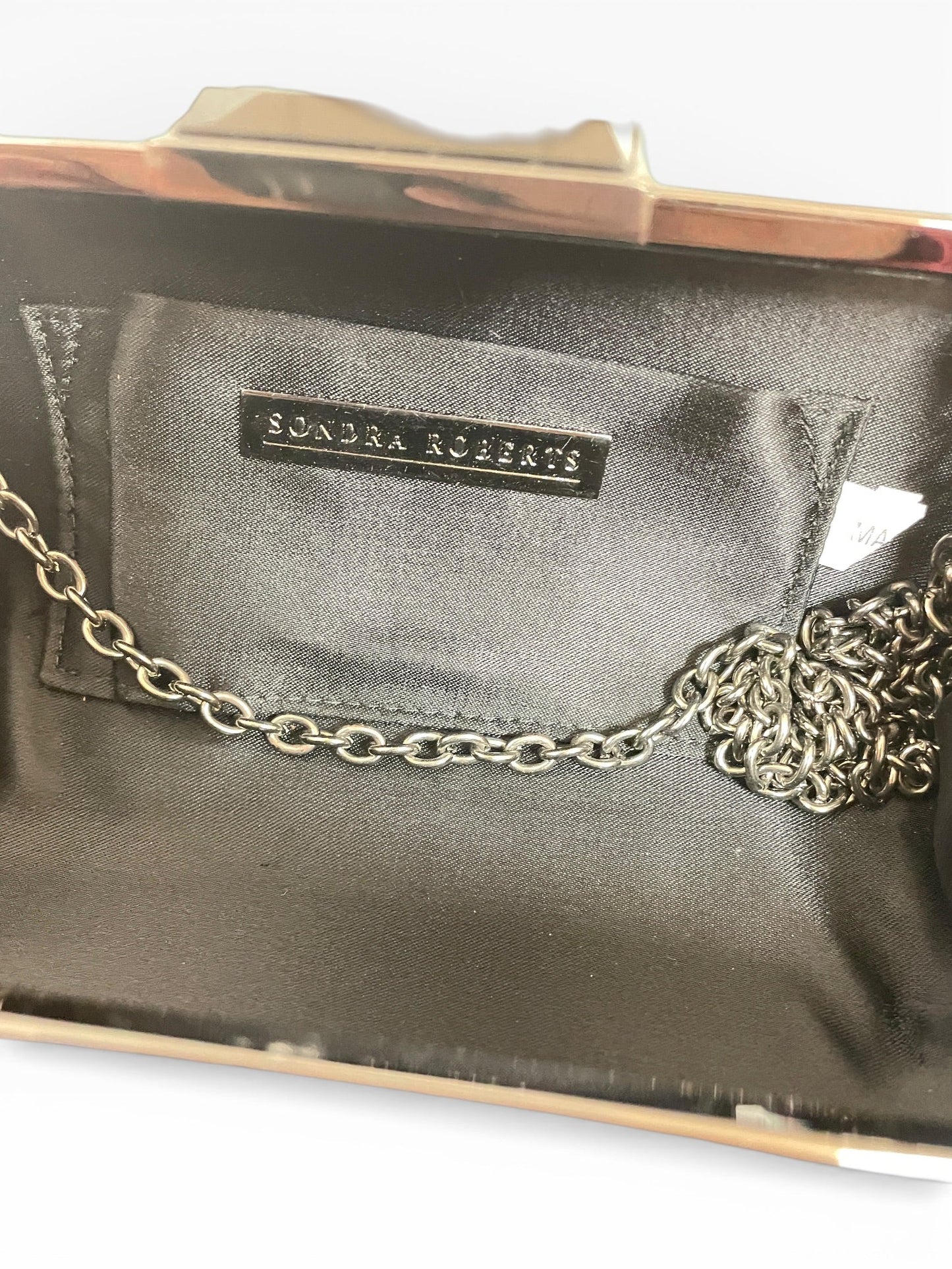 Clutch Designer By Sondra Roberts In Black, Size:Small