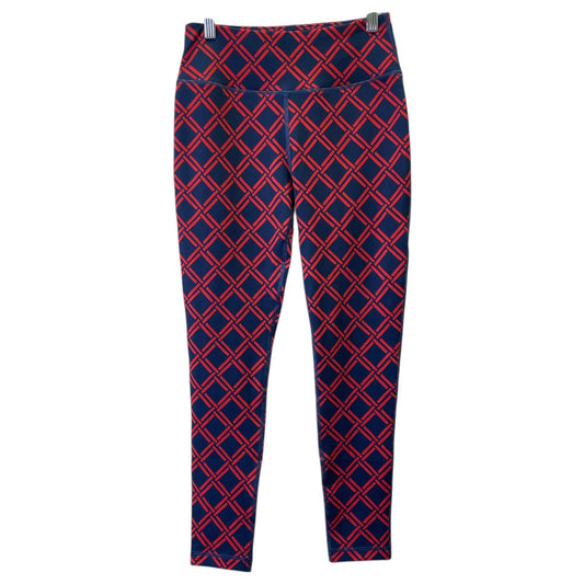 Athletic Leggings By Vineyard Vines In Blue & Red, Size:Xs
