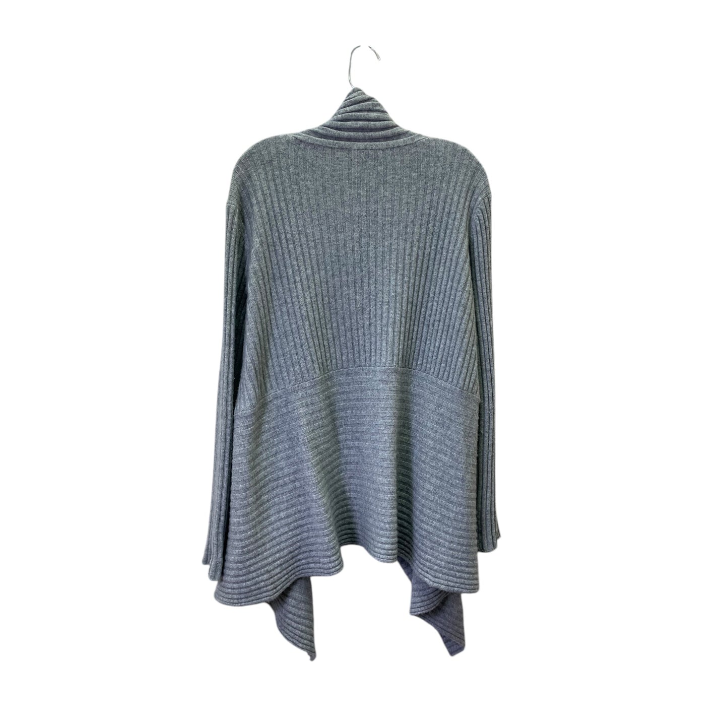 Sweater Cardigan Cashmere By Eileen Fisher In Grey, Size:L