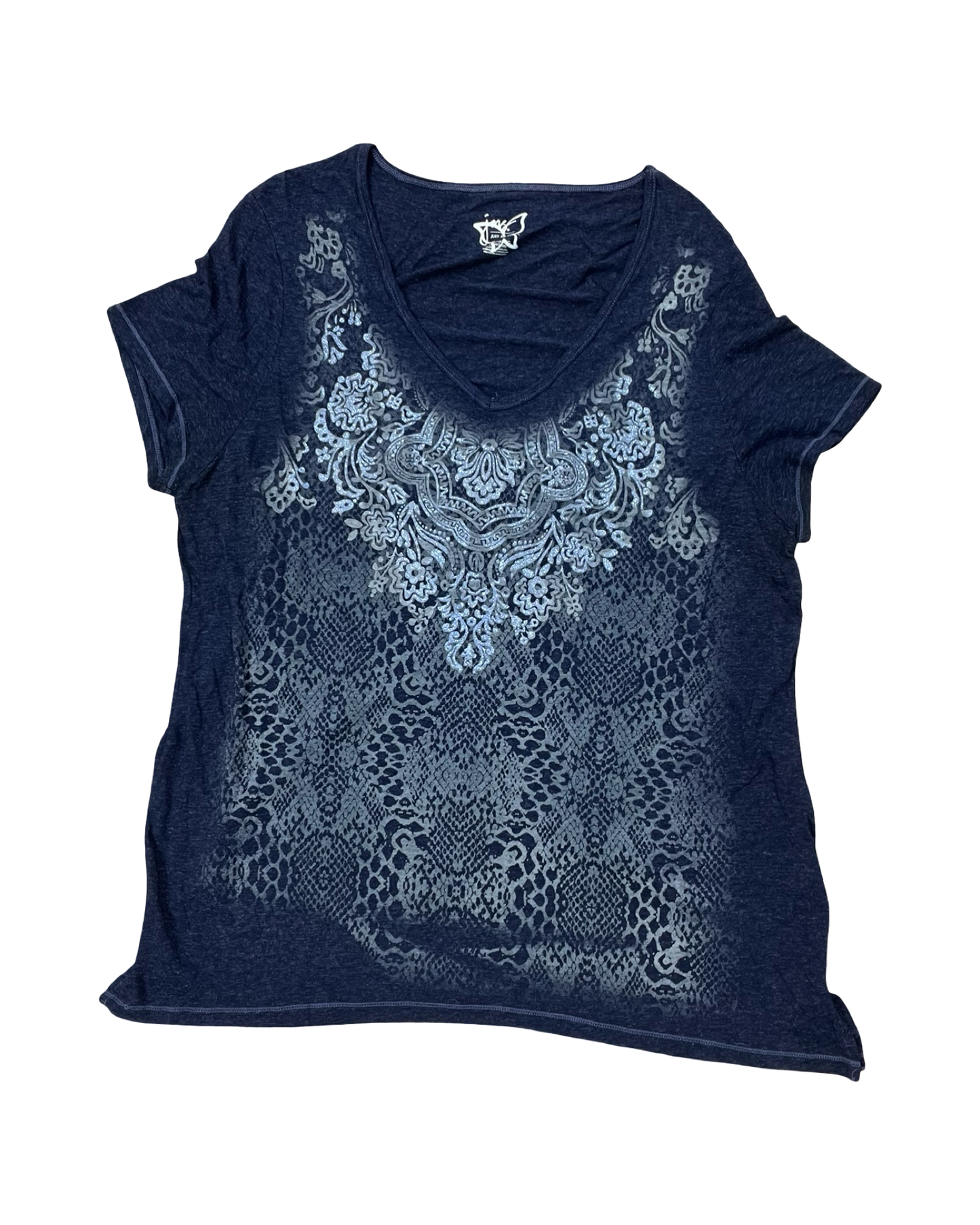 Top Ls By Just My Size In Blue, Size:3X