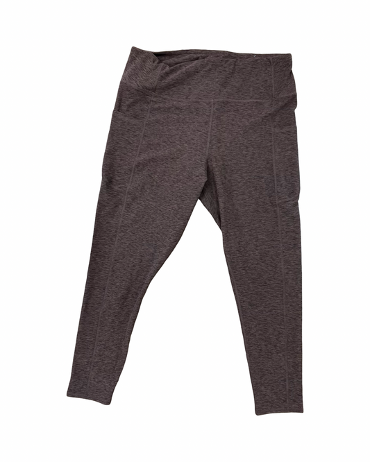 Athletic Leggings By Maurices In Brown, Size:Xl