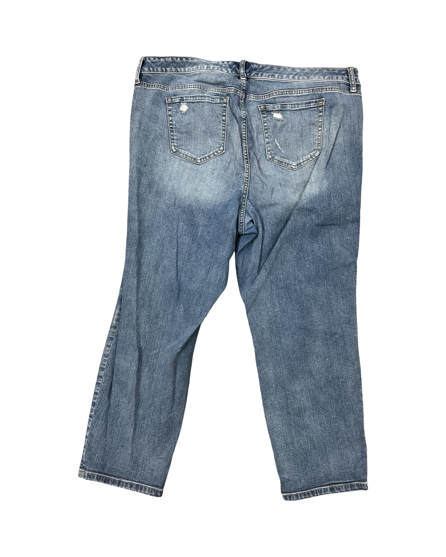 Jeans Skinny By Torrid In Blue Denim, Size:20