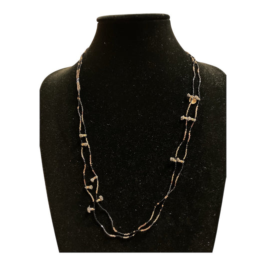 Necklace Other By Cmc In Black & Silver