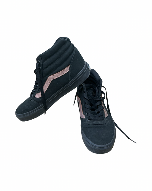 Shoes Sneakers By Vans In Black & Pink, Size:8.5