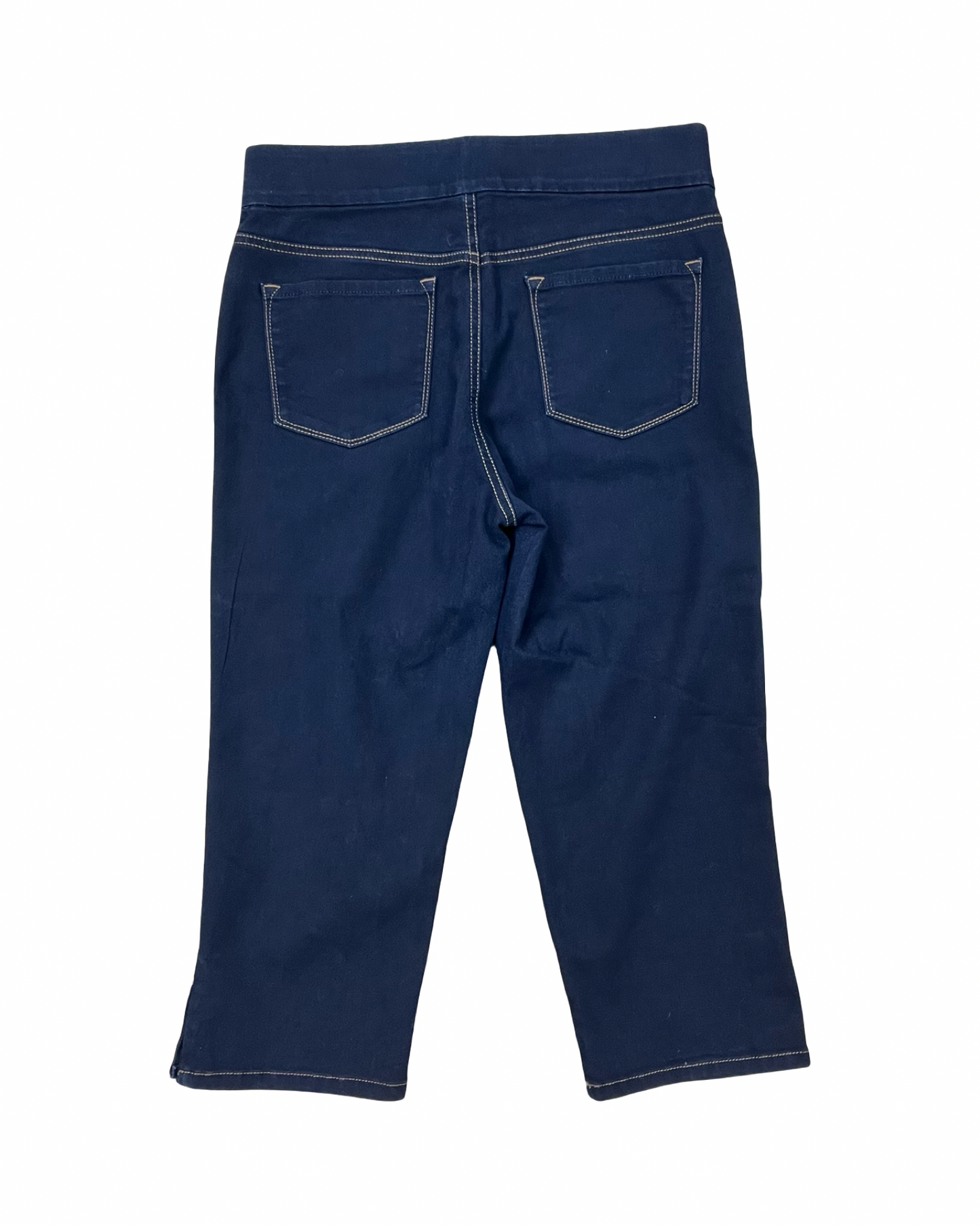 Jeans Cropped By Gloria Vanderbilt In Blue Denim, Size:10