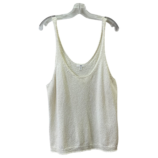 Top Sleeveless By Bp In Cream, Size:2X