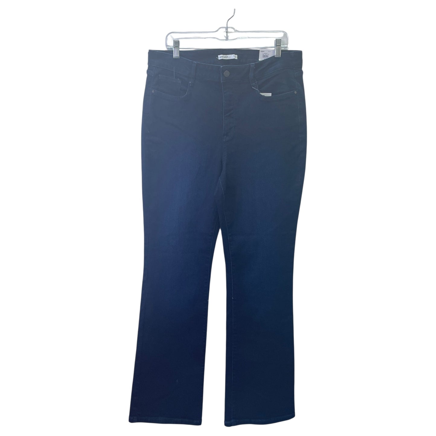 Jeans Flared By Nine West In Blue, Size:M