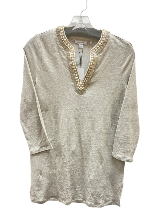 Top Ls By Chicos In Taupe, Size:0