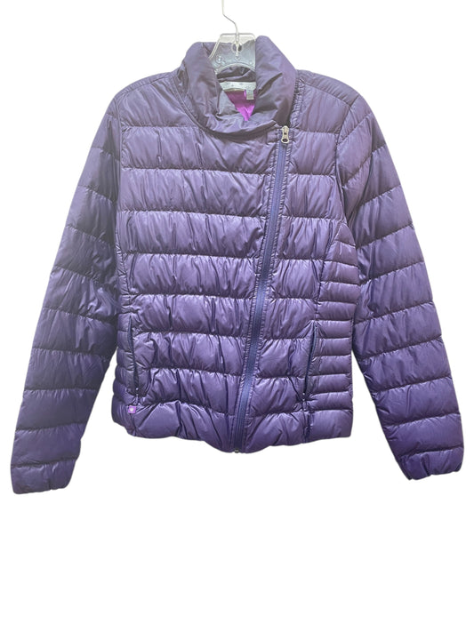 Jacket Puffer & Quilted By Athleta In Purple, Size:M