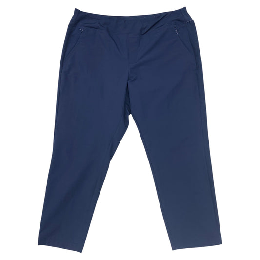 Athletic Pants By Tek Gear In Navy, Size:Xxl