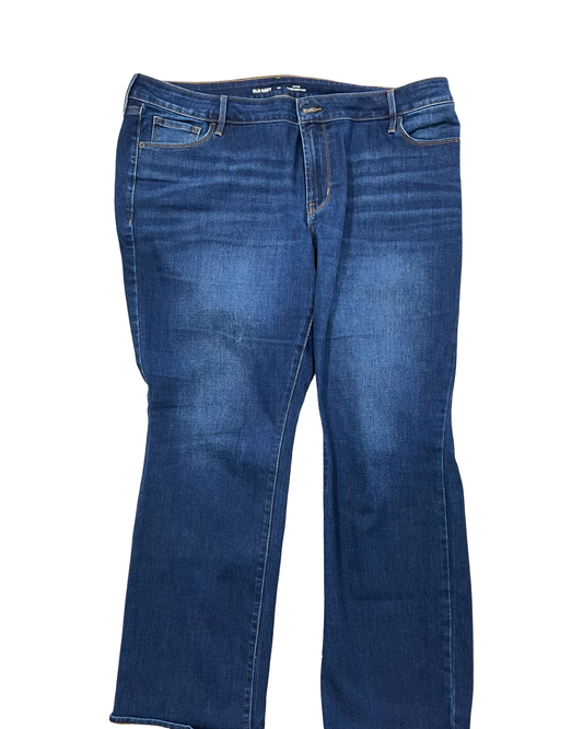 Jeans Boot Cut By Old Navy In Blue Denim, Size:20
