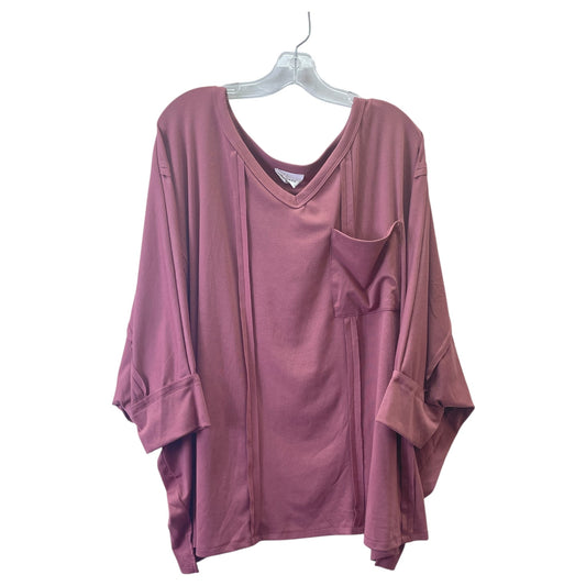 Top Ls By Andree By Unit In Pink, Size:2X