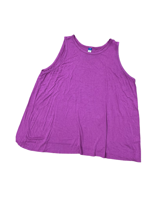 Tank Top By Old Navy In Purple, Size:2X