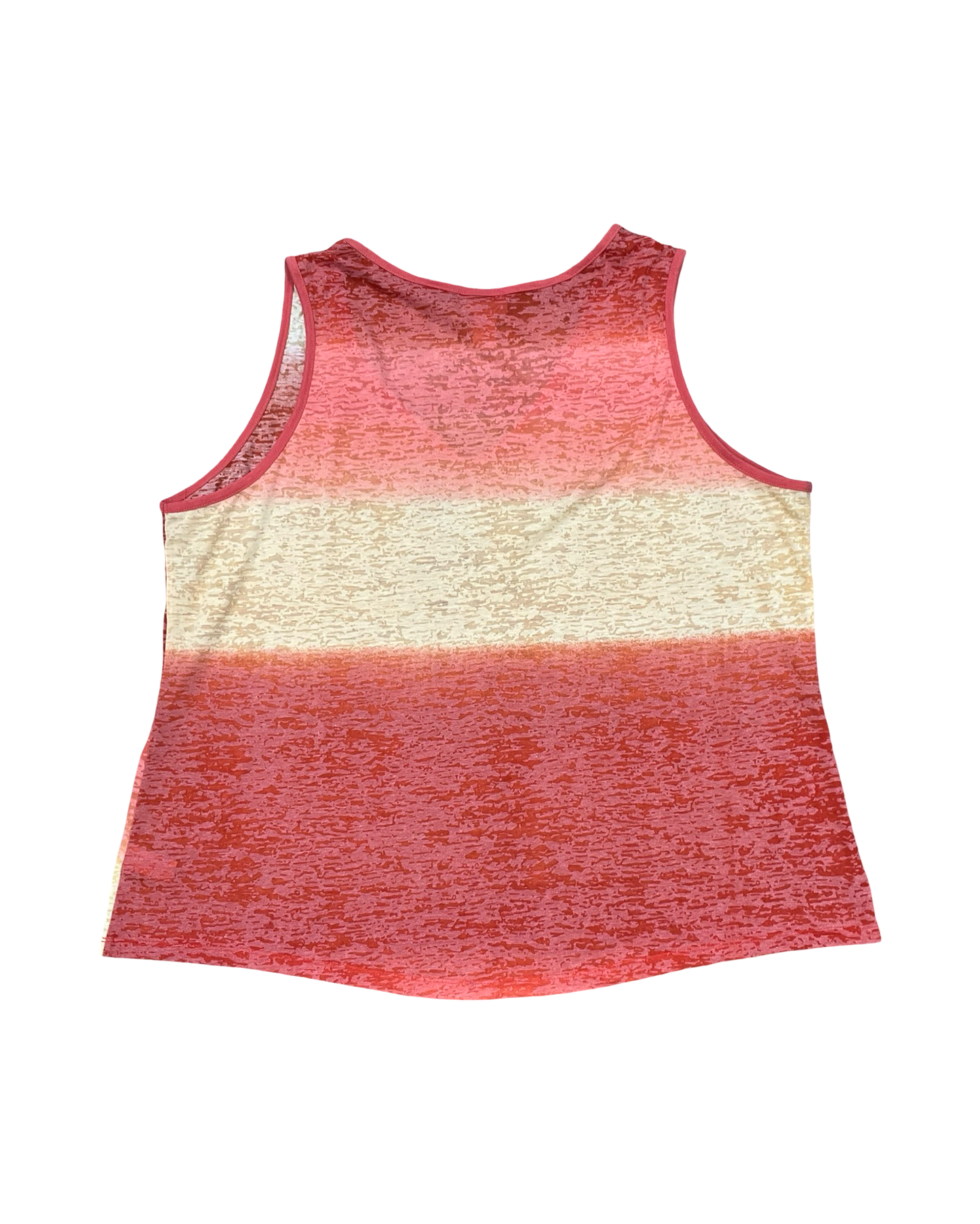 Tank Top By Tru Self In Orange, Size:2X