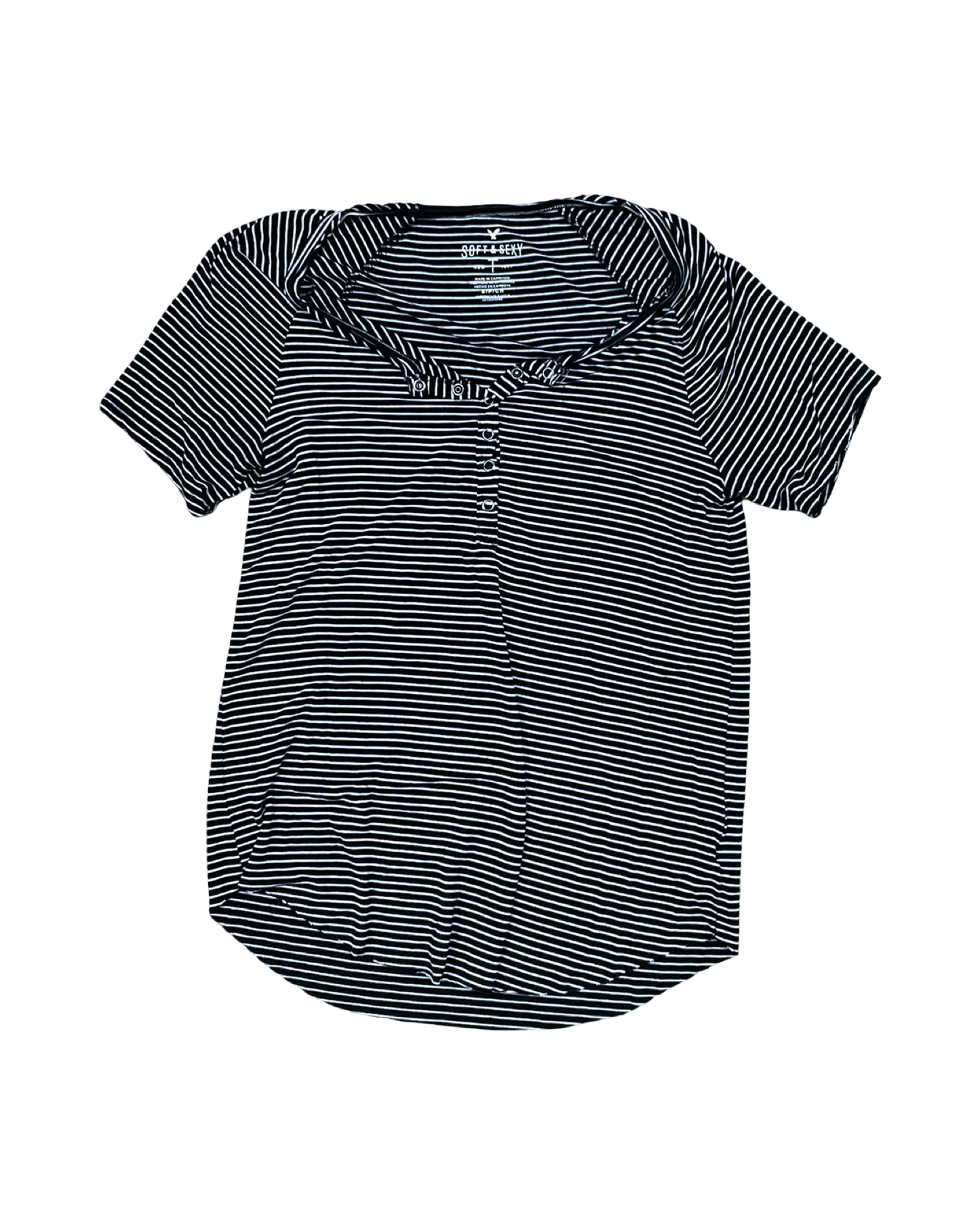Top Ss By American Eagle In Black & White, Size:S