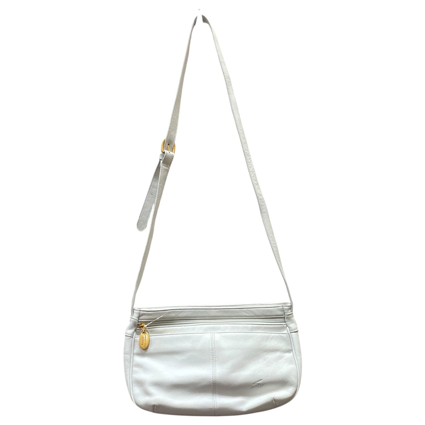 Handbag By Stone Mountain In White, Size:Medium