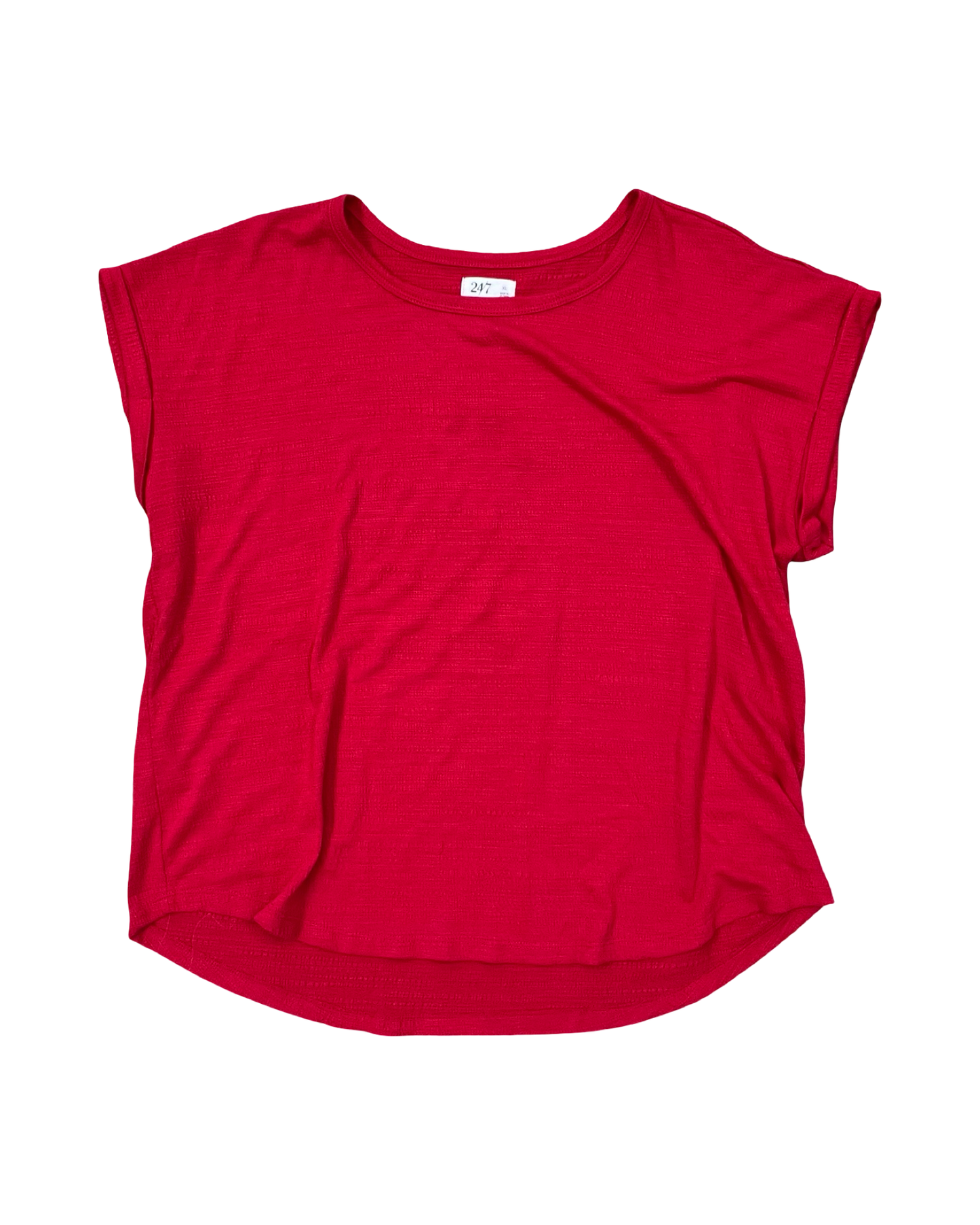 Top Ss By Maurices In Red & White, Size:Xl