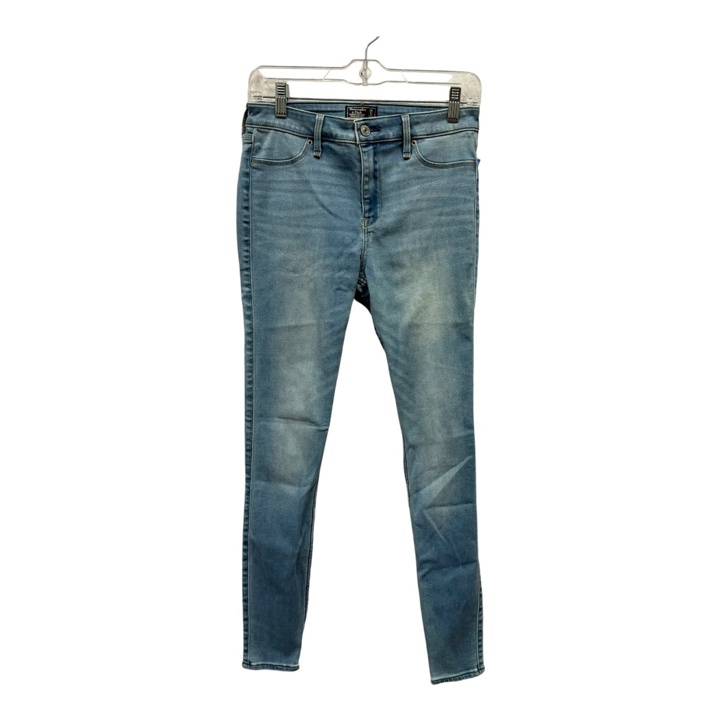 JEANS SKINNY by ABERCROMBIE AND FITCH In BLUE DENIM, Size: 6