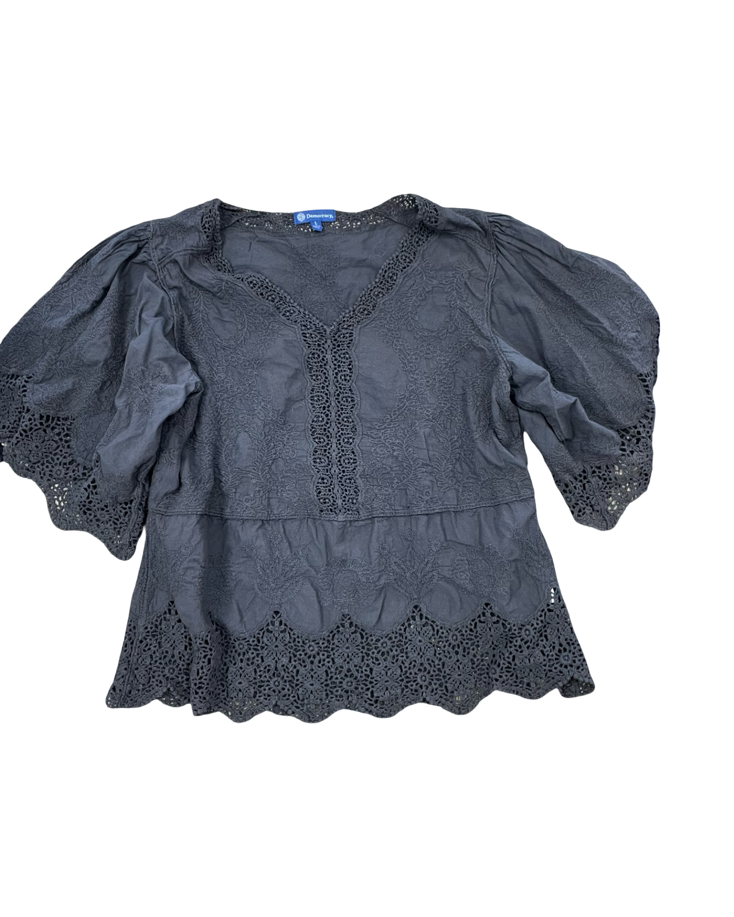 Top Ss By Democracy In Grey, Size:L