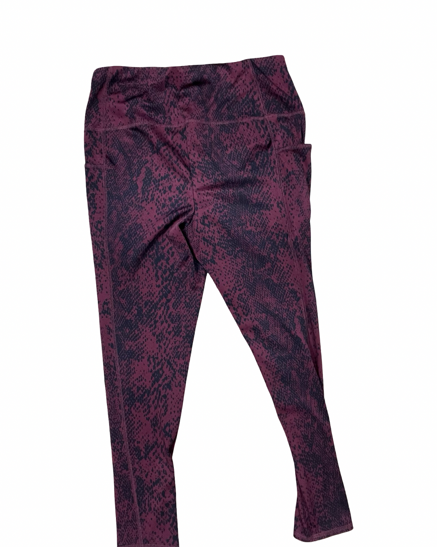 Athletic Leggings By Under Armour In Black, Size:L