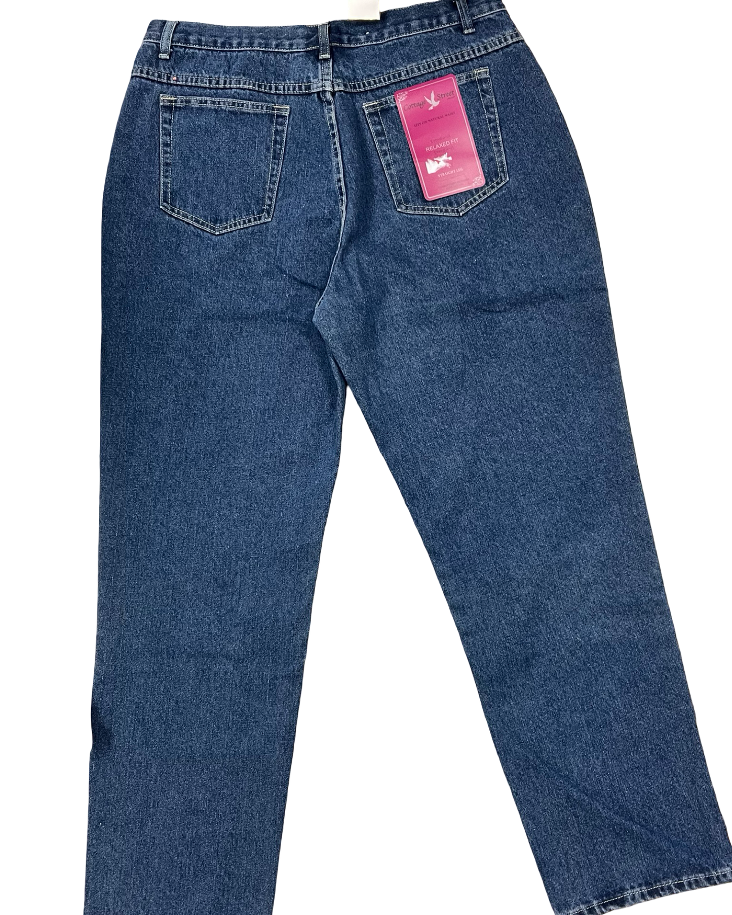 Jeans Straight By Clothes Mentor In Blue Denim, Size:16