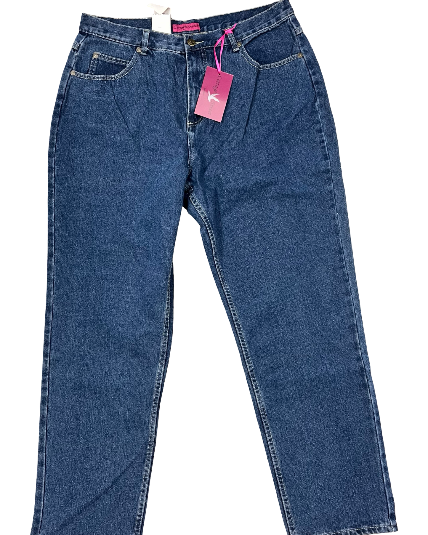 Jeans Straight By Clothes Mentor In Blue Denim, Size:16