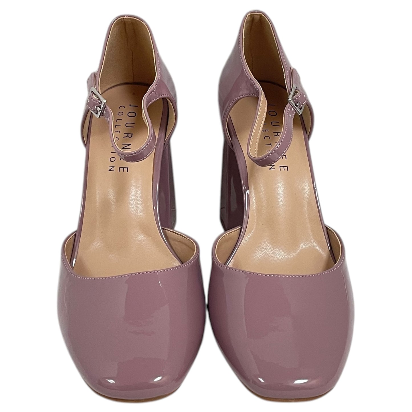 Shoes Heels Block By Journee In Purple, Size:7.5