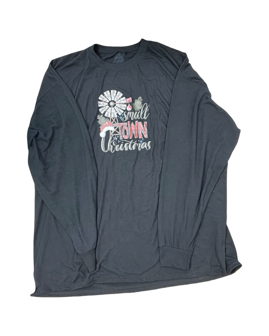 Top Ls By Jerzees In Black, Size:3X