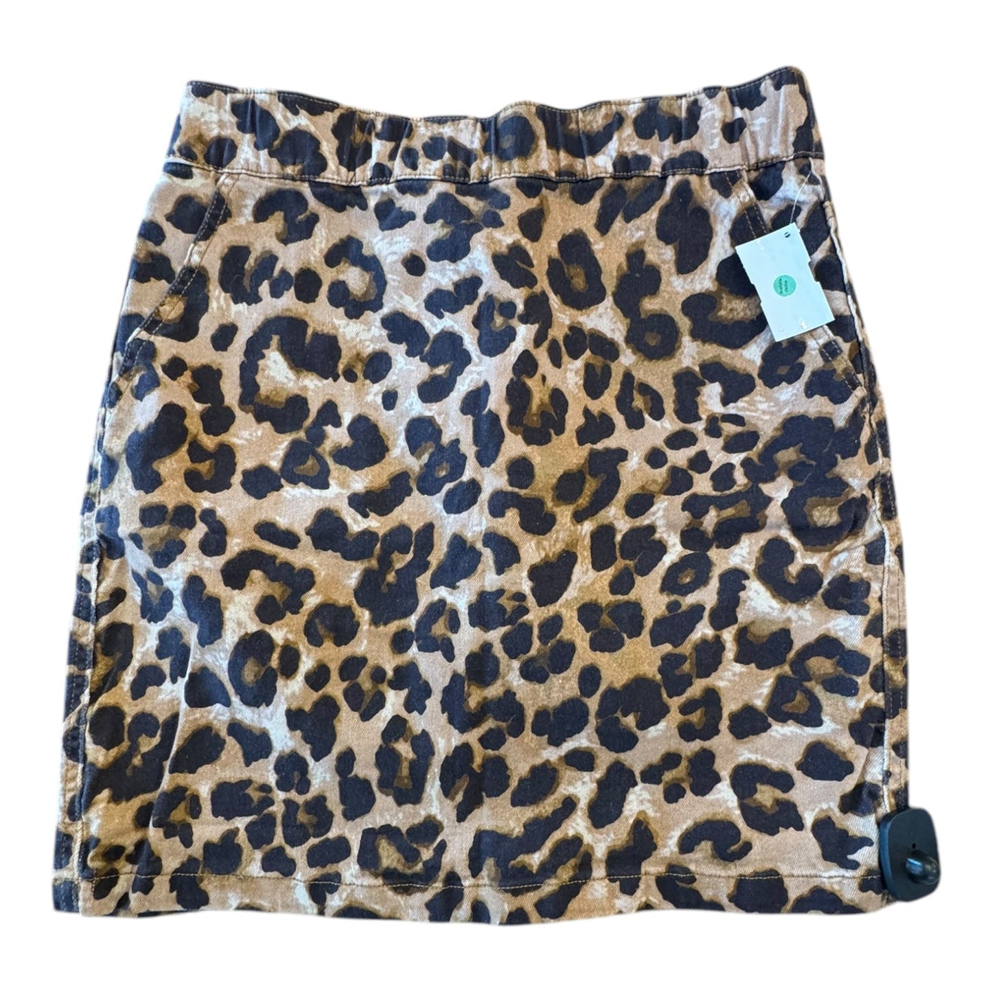 Skirt Mini & Short By Boston Proper In Animal Print, Size:8