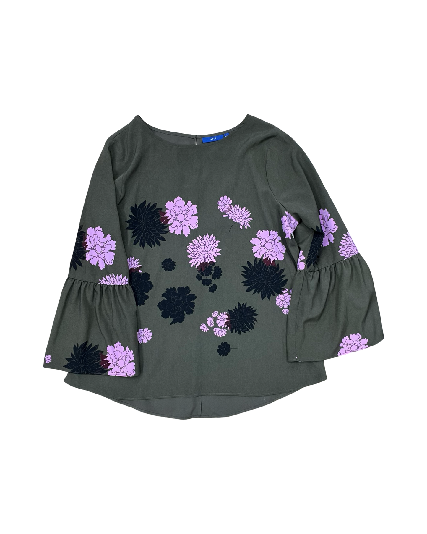 Top Ls By Apt 9 In Green, Size:L