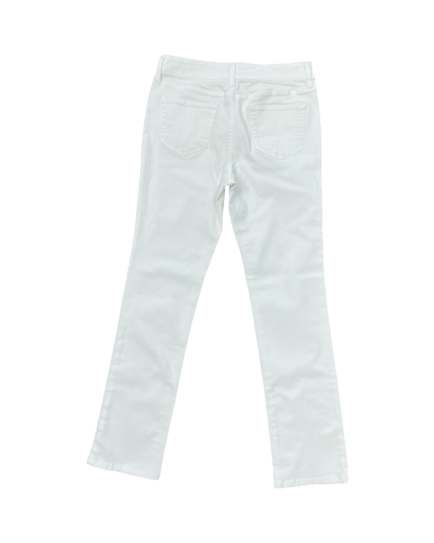 Jeans Straight By St Johns Bay In White, Size:6